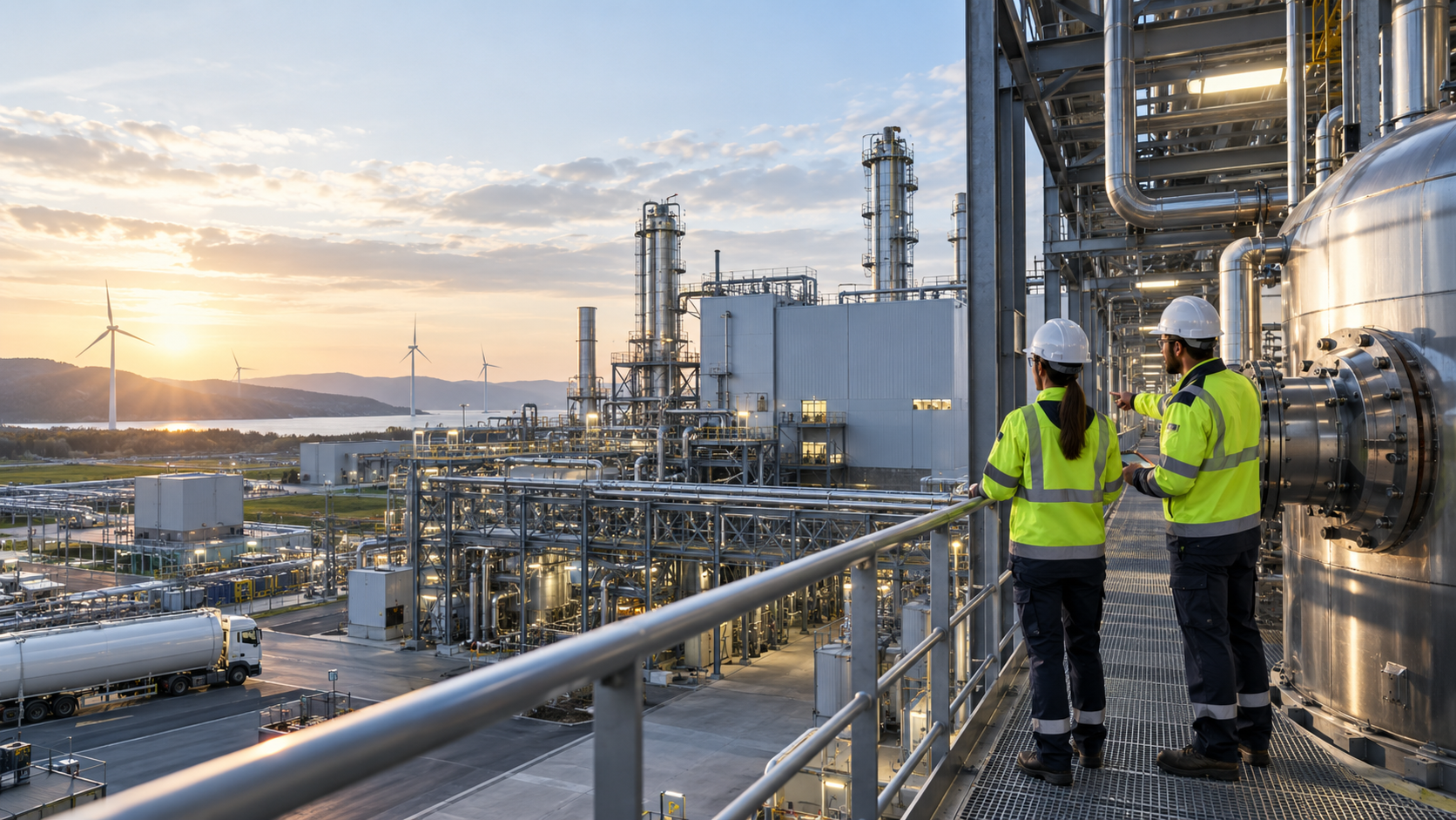 Site industriel : usine, atelier ou plateforme de transformation